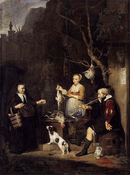 Gabriel Metsu The Poultry Woman Germany oil painting art